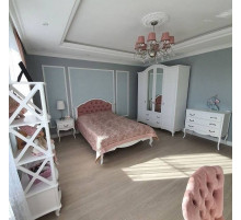 Двуспальная кровать Флоренция MUR-112-01/1 с каретной стяжкой Двуспальная кровать Флоренция MUR-112-01/1 с каретной стяжкой