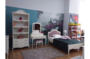 Односпальная кровать Авиньон MUR-111-01/1 с каретной стяжкой Односпальная кровать Авиньон MUR-111-01/1 с каретной стяжкой