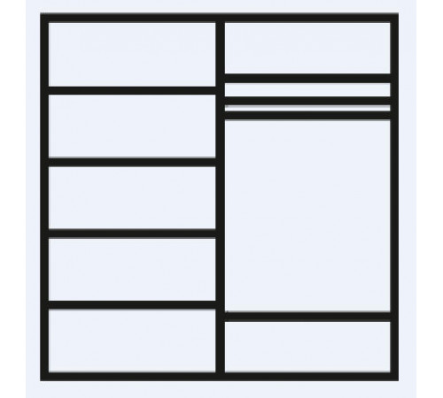 Четырехстворчатый шкаф для одежды с зеркалом Амели АМШ1/4 (дуб) Четырехстворчатый шкаф для одежды с зеркалом Амели АМШ1/4 (дуб)