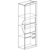 Шкаф комбинированный Ронда 301 Шкаф комбинированный Ронда 301