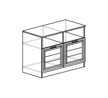 Тумба в гостиную Лира 47 светлая Тумба в гостиную Лира 47 светлая